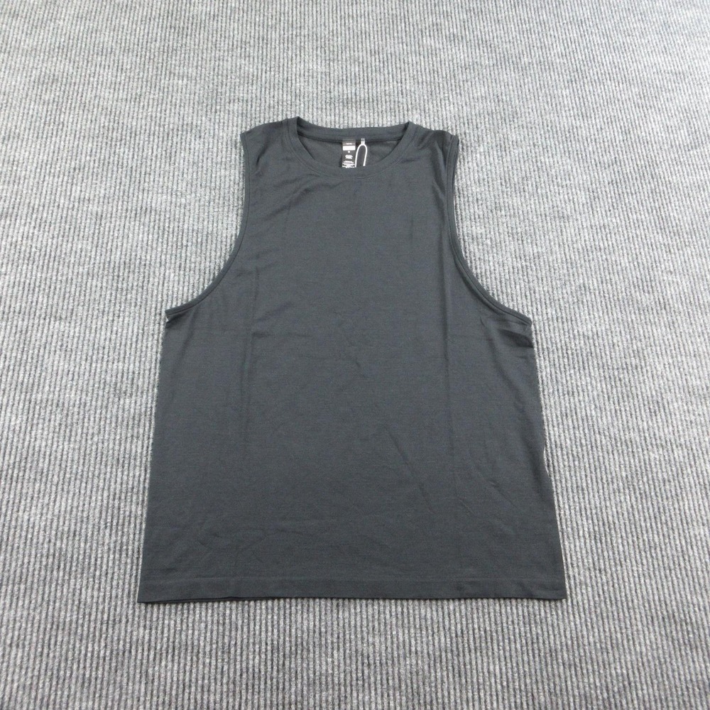 LSKD Tank Mens M Black AeroFLX+ Seamless Muscle Tank Moisture Wicking NWT